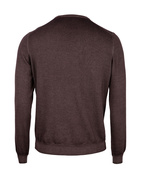 Rundhalsad Tröja Vintage Merino Brun