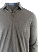 LS Polo Shirt Barclay Heather Stl XXL