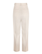 Cropped Trousers Light Grey