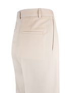 Cropped Trousers Light Grey