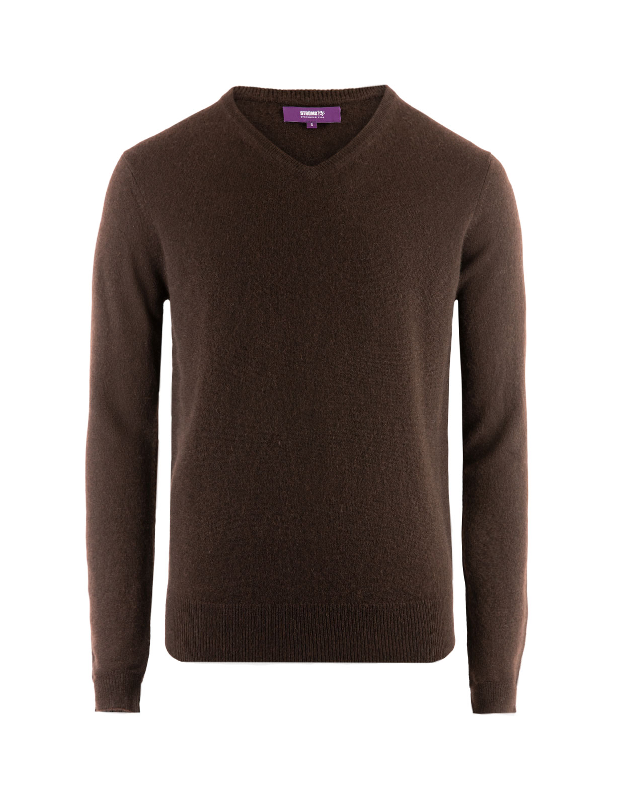 V-Neck Cashmere Chocolate
