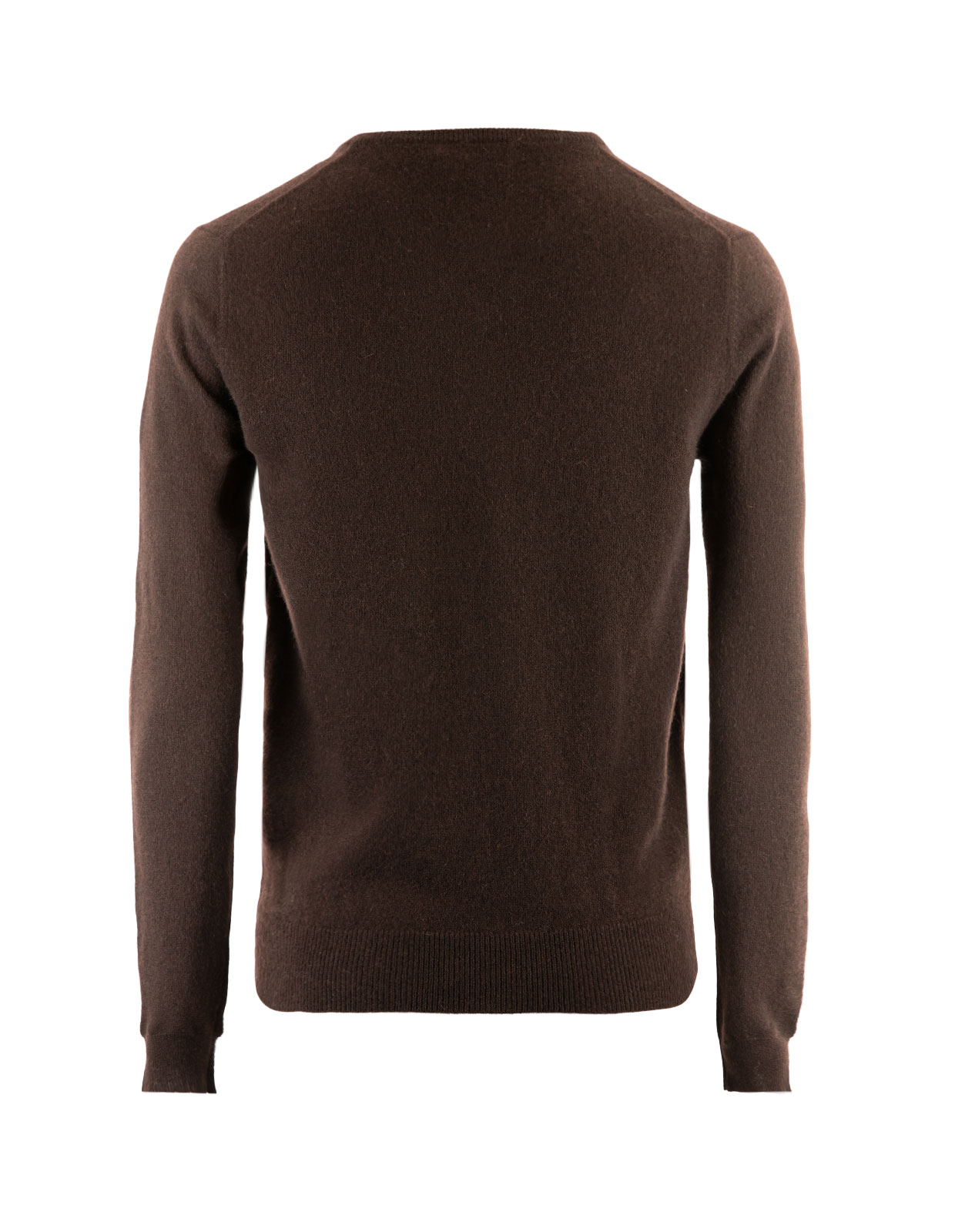 V-Neck Cashmere Chocolate