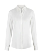 Susan Blus Siden Benvit