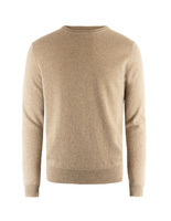 Crew Neck Cashmere Sand Melange