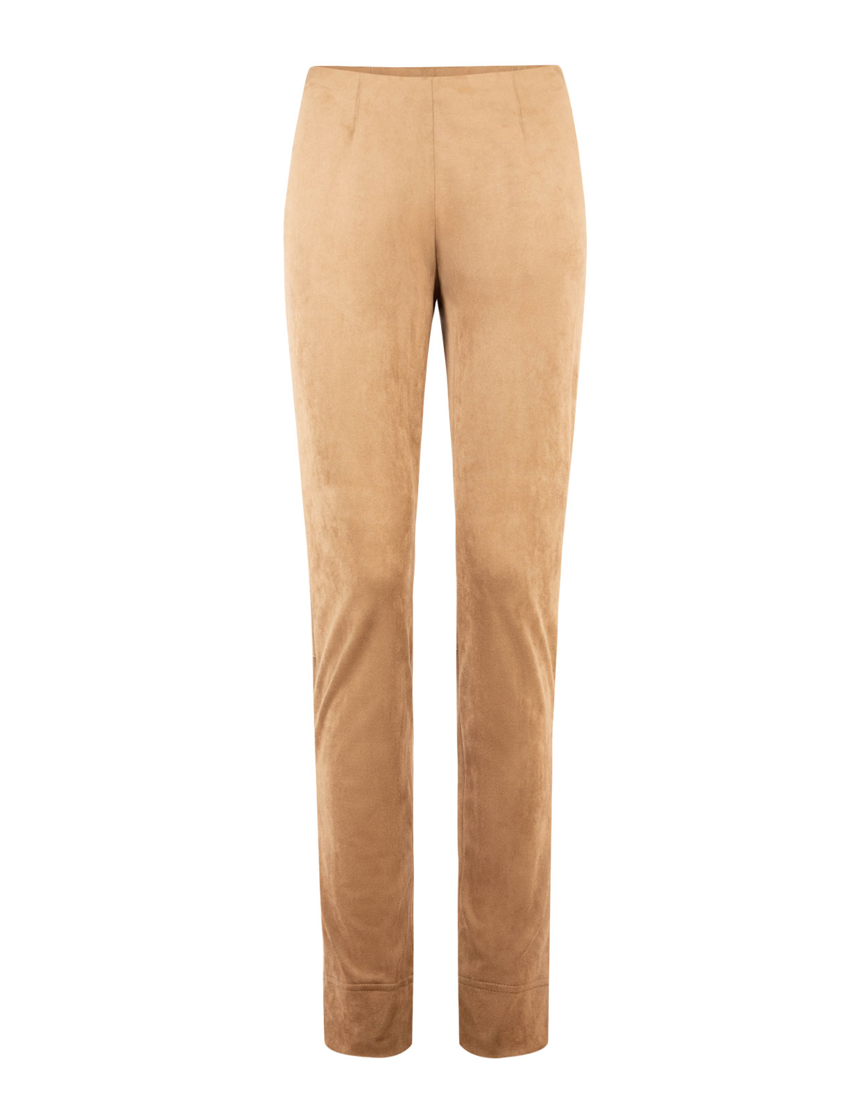 Penny Faux Suede Trousers Camel