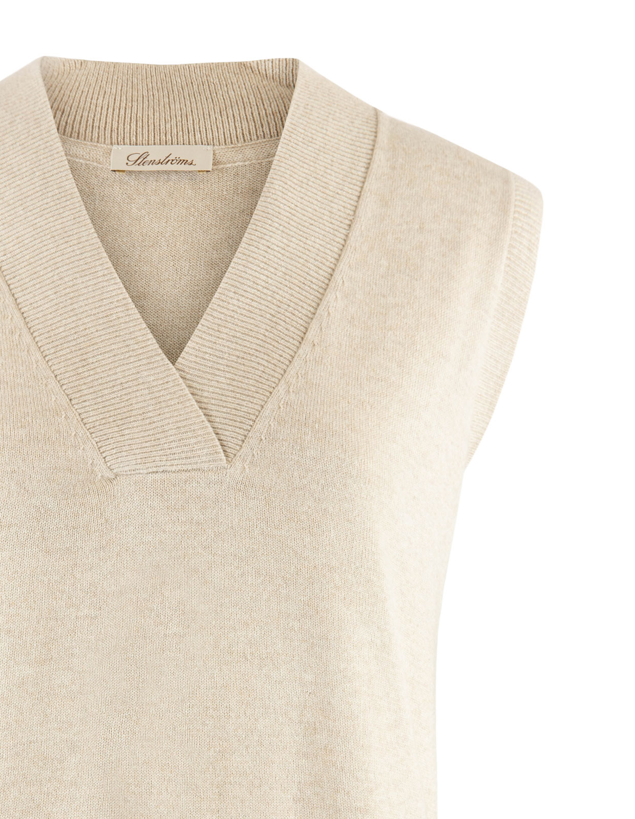 Damia Knitted Vest Beige