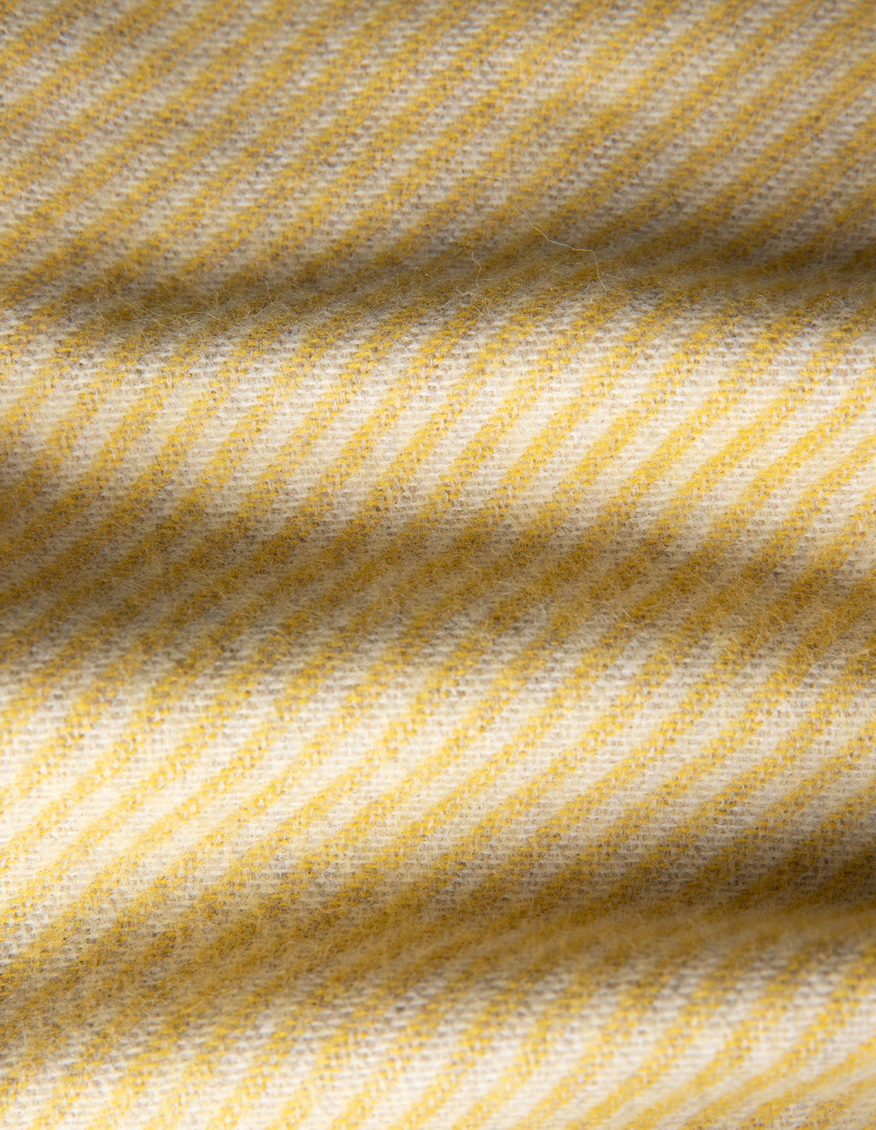 Striped Wool Scarf Creme Brule
