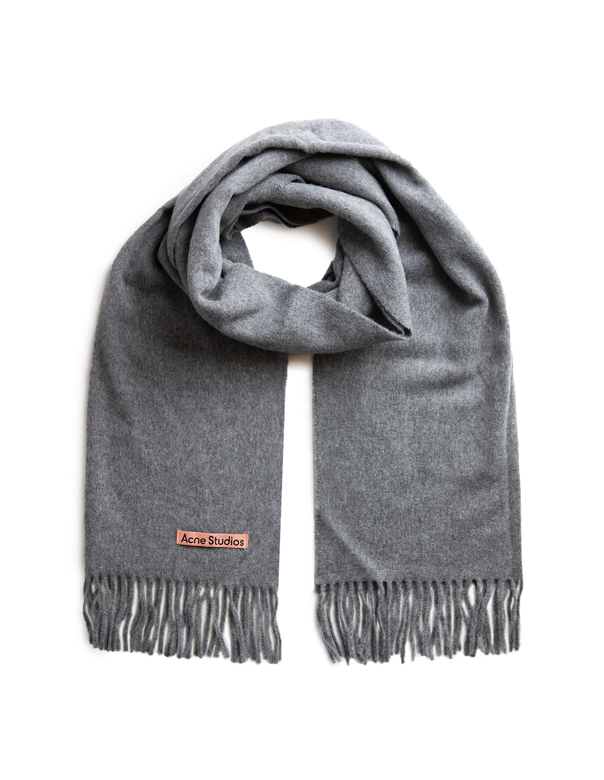 Wool Scarf Grey Melange