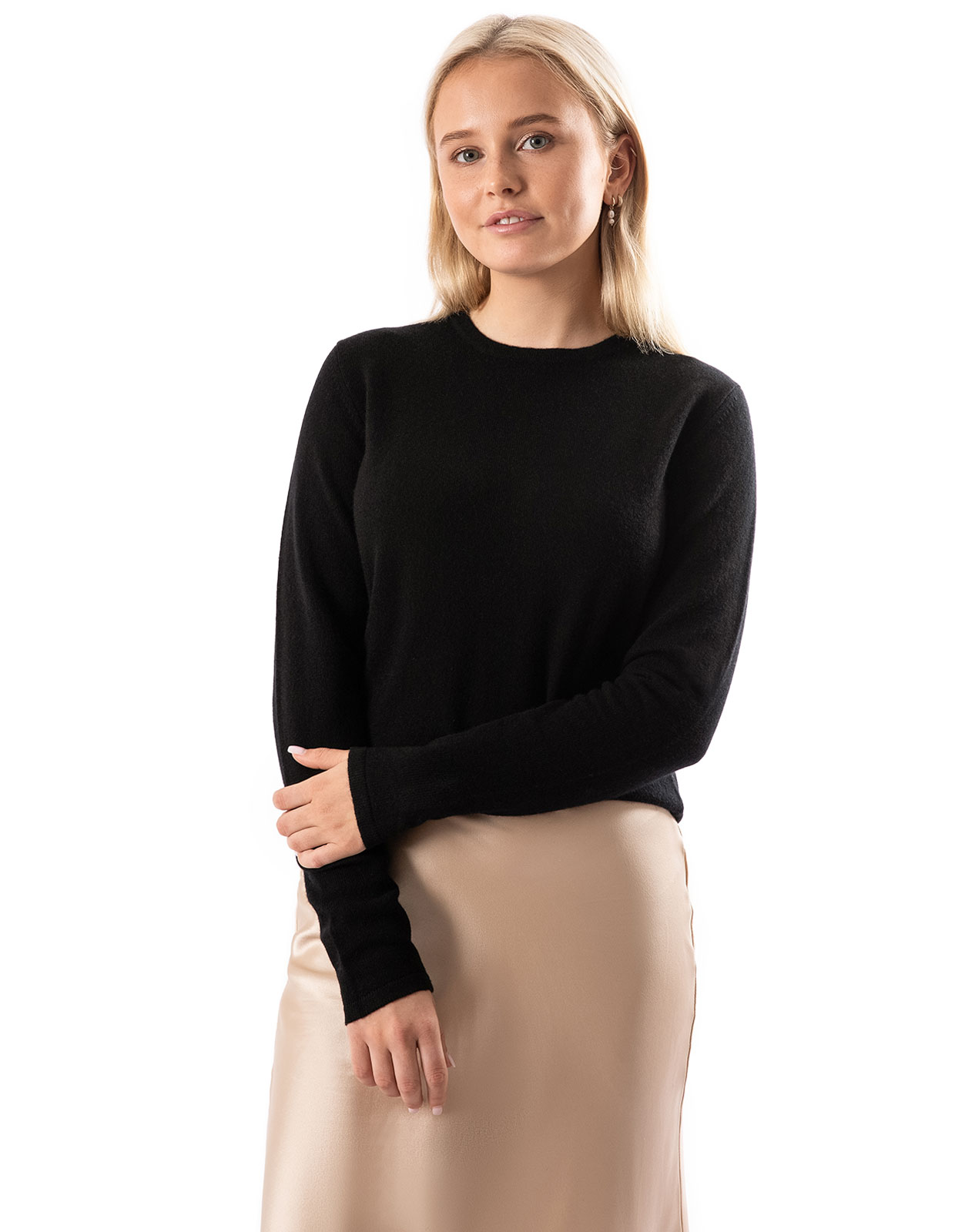 Simone Tröja Cashmere Svart