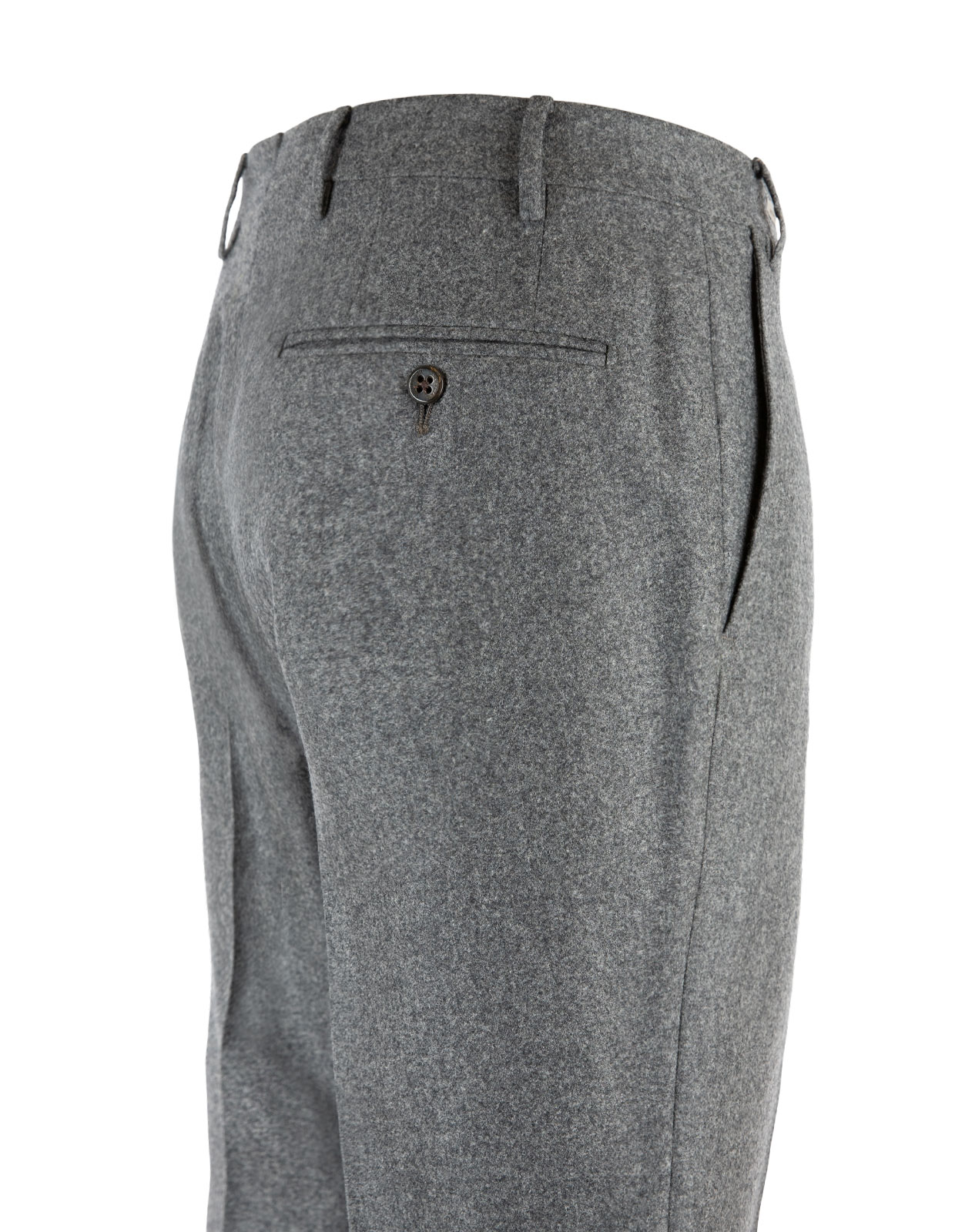 Academy Flannel Trousers Dark Grey