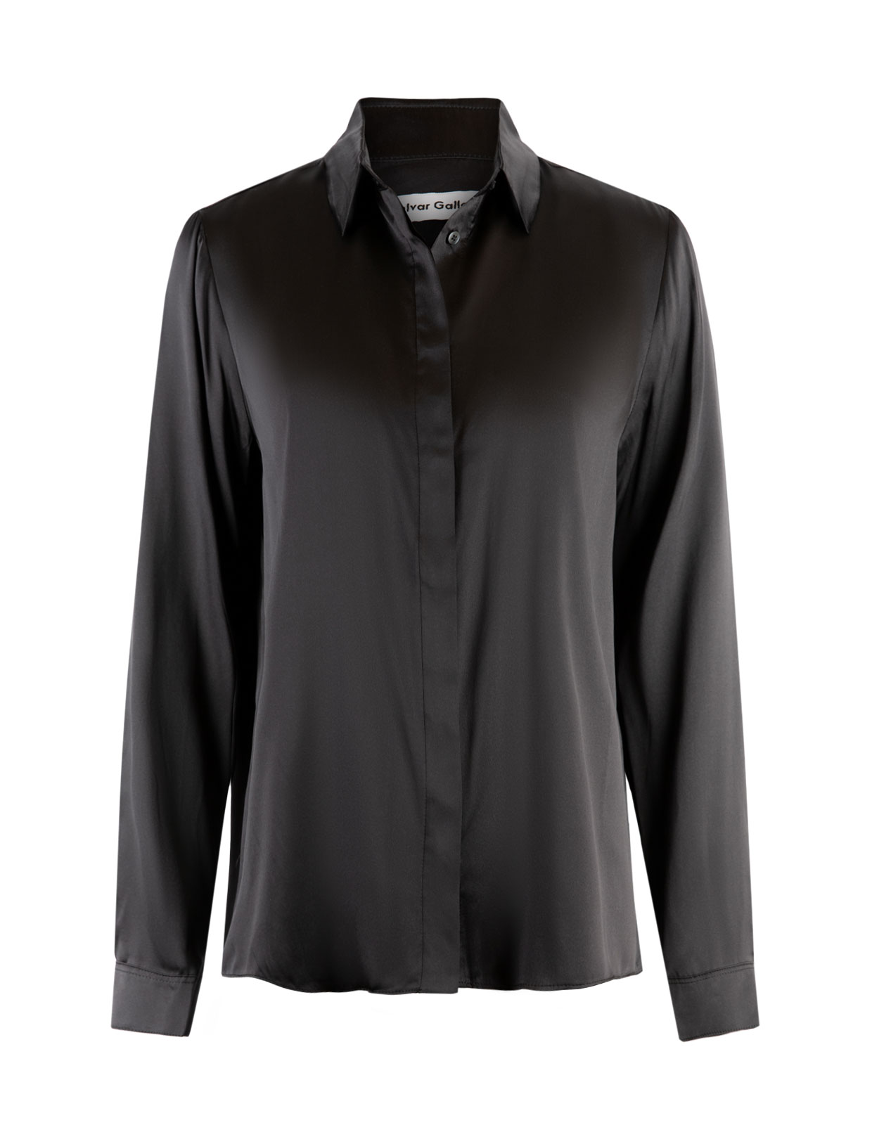 Gisa Silk Shirt Black