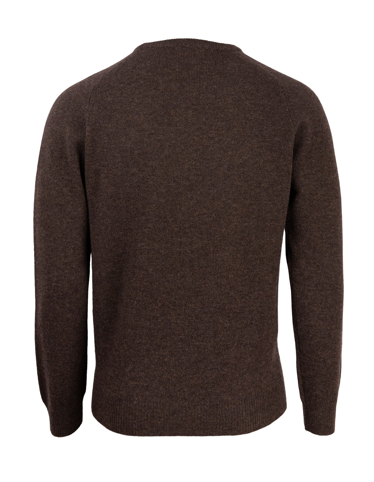 Lenzie Tröja Lammull Mörkbrun 58