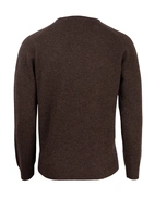 Lenzie Tröja Lammull Mörkbrun 58