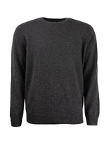 Lenzie Tröja Lammull Mörkgrå