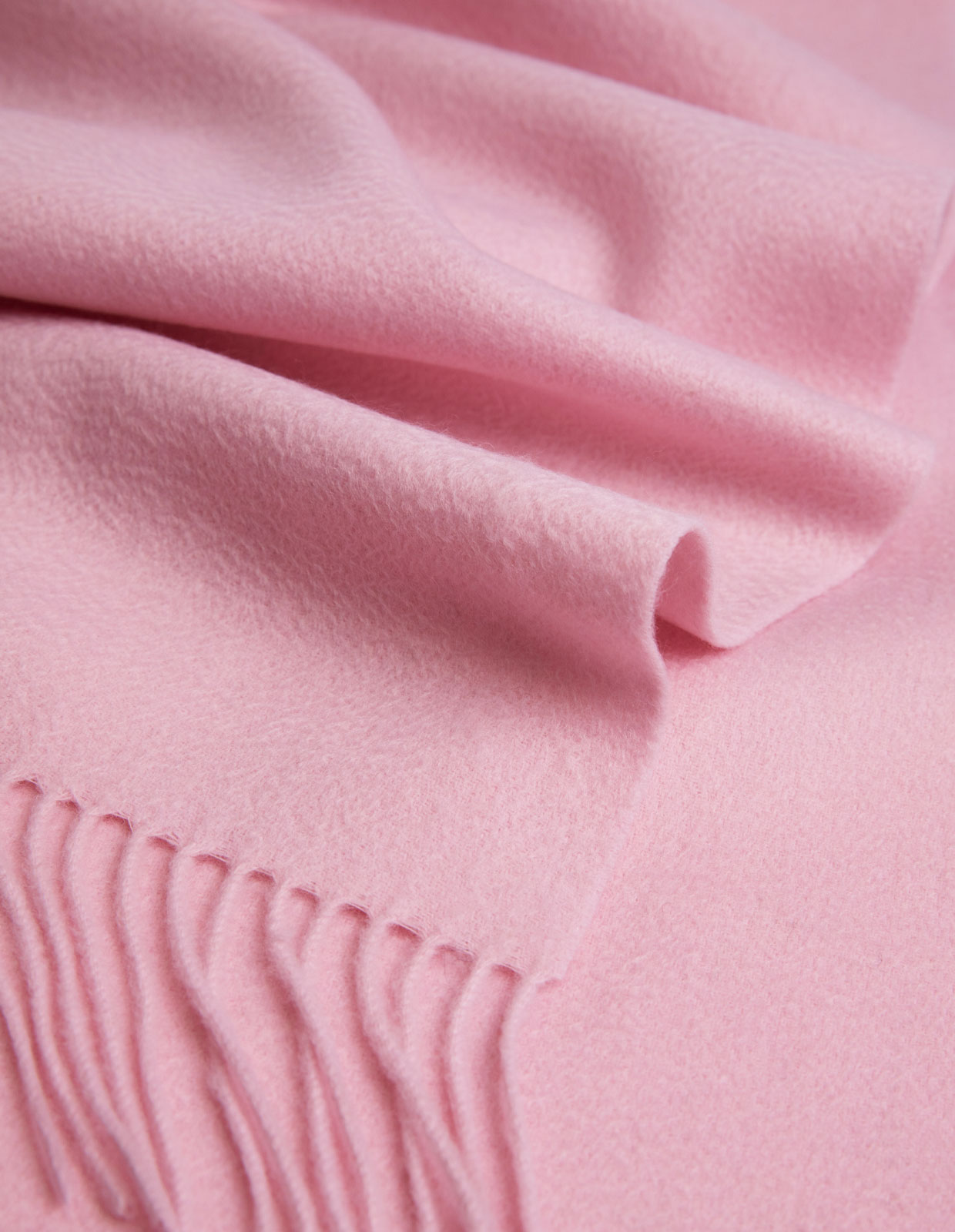 Cashmere Scarf Solid Rose Pink