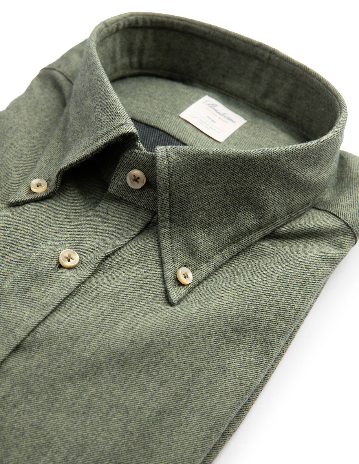 Slimline Shirt Luxury Flannel Forest