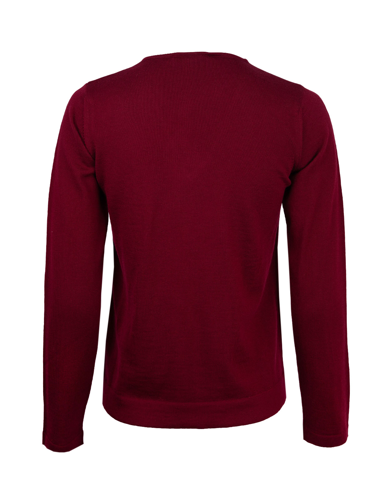 V-neck Sweater Bario/Burgundy Stl XS