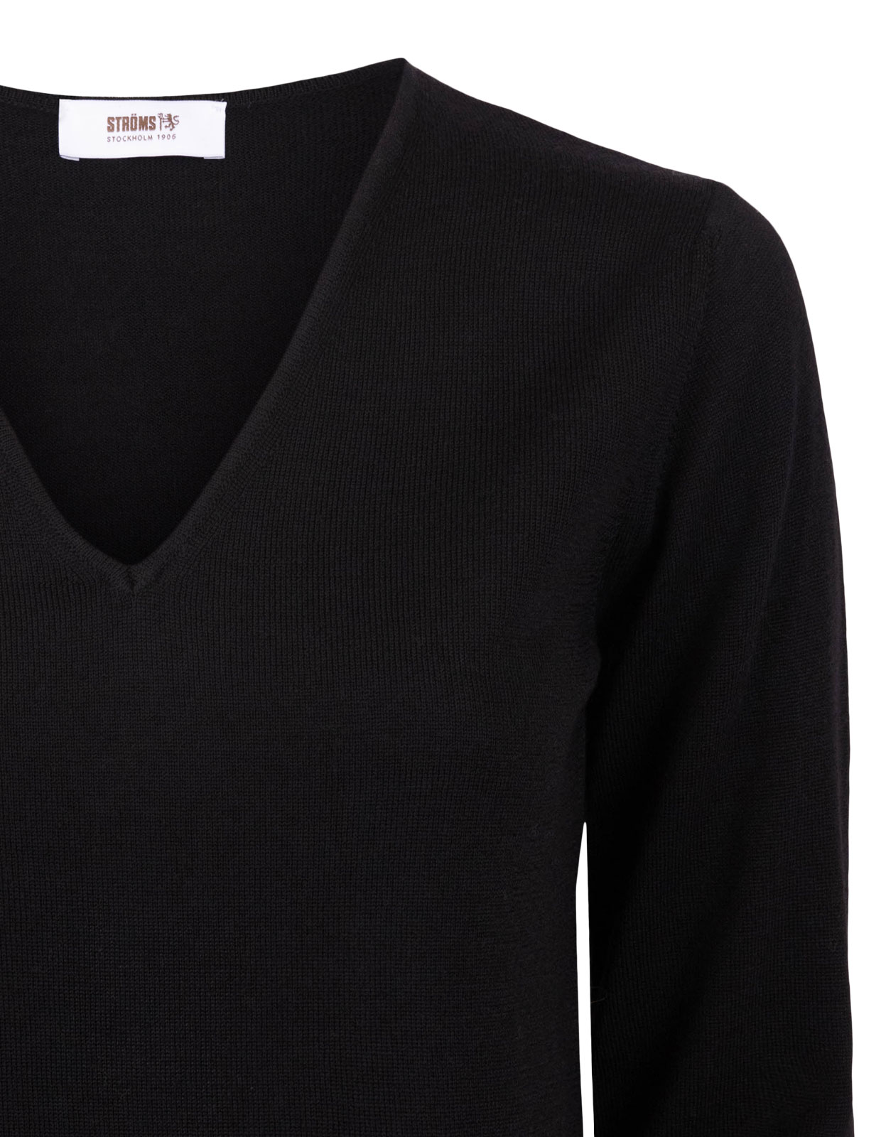 V-neck Sweater Black Stl XS
