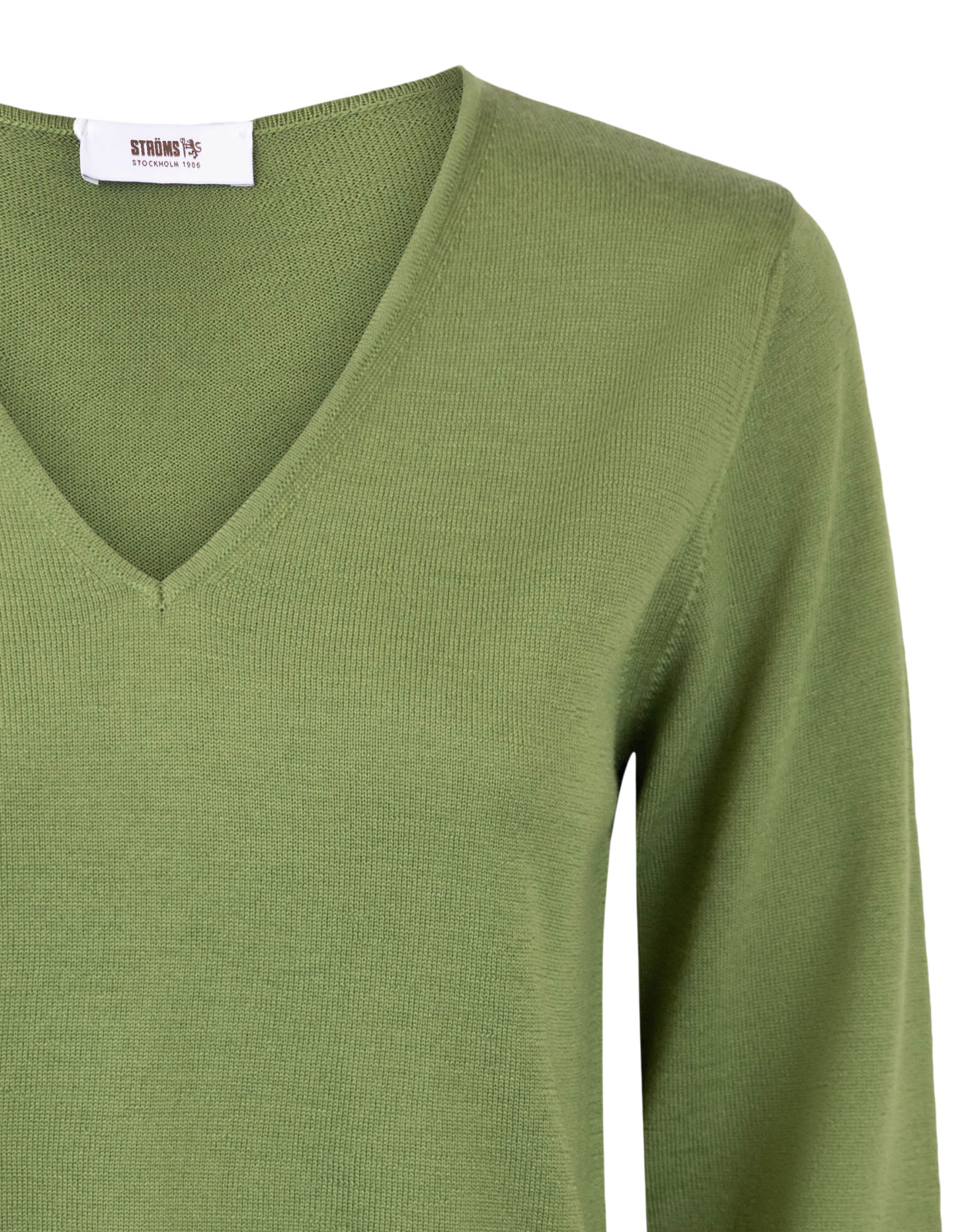 V-neck Sweater Forno/Green Stl XS