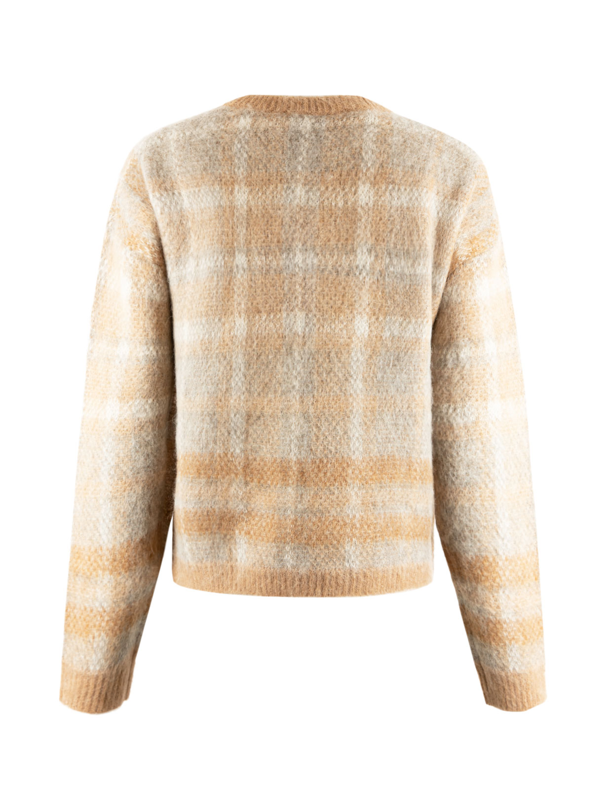 Fedra Checked Sweater Camel
