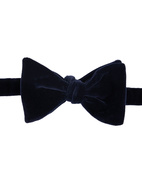 Classic Bow Tie Velvet Navy