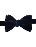 Classic Bow Tie Velvet Navy