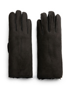 Shearling Handske Nero