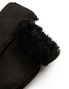 Shearling Handske Nero