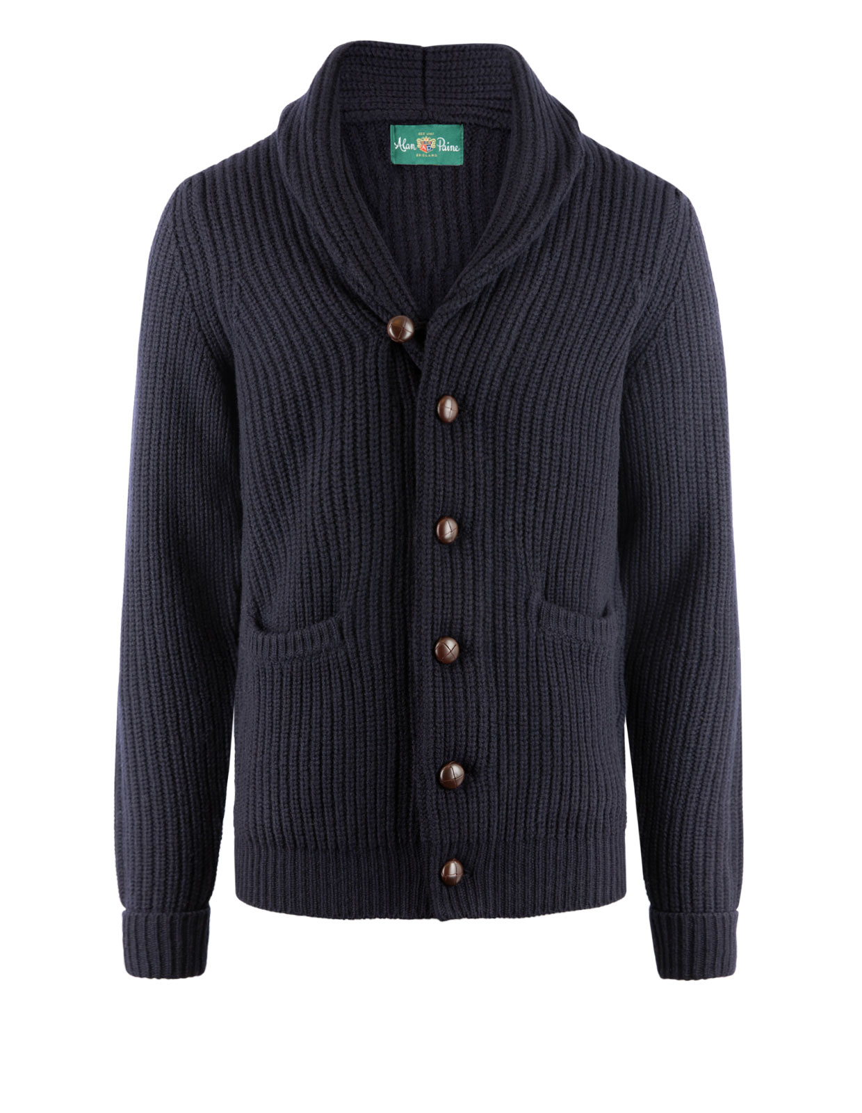 Unsworth Cardigan Lammull Navy