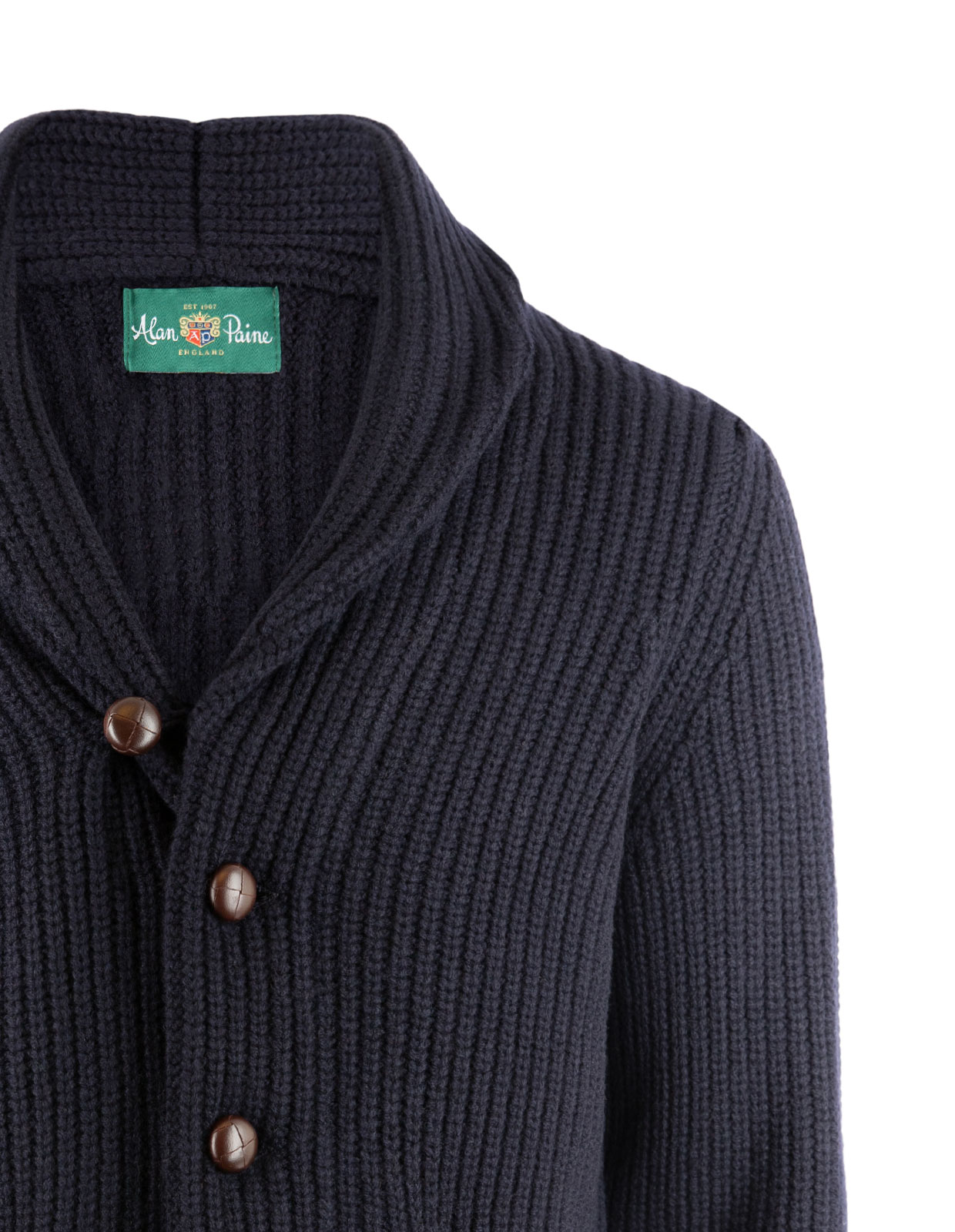 Unsworth Cardigan Lammull Navy