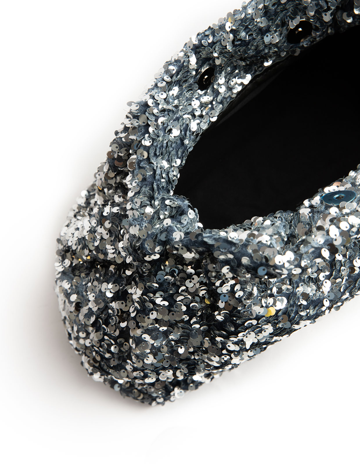 Sequin Purse Piombo