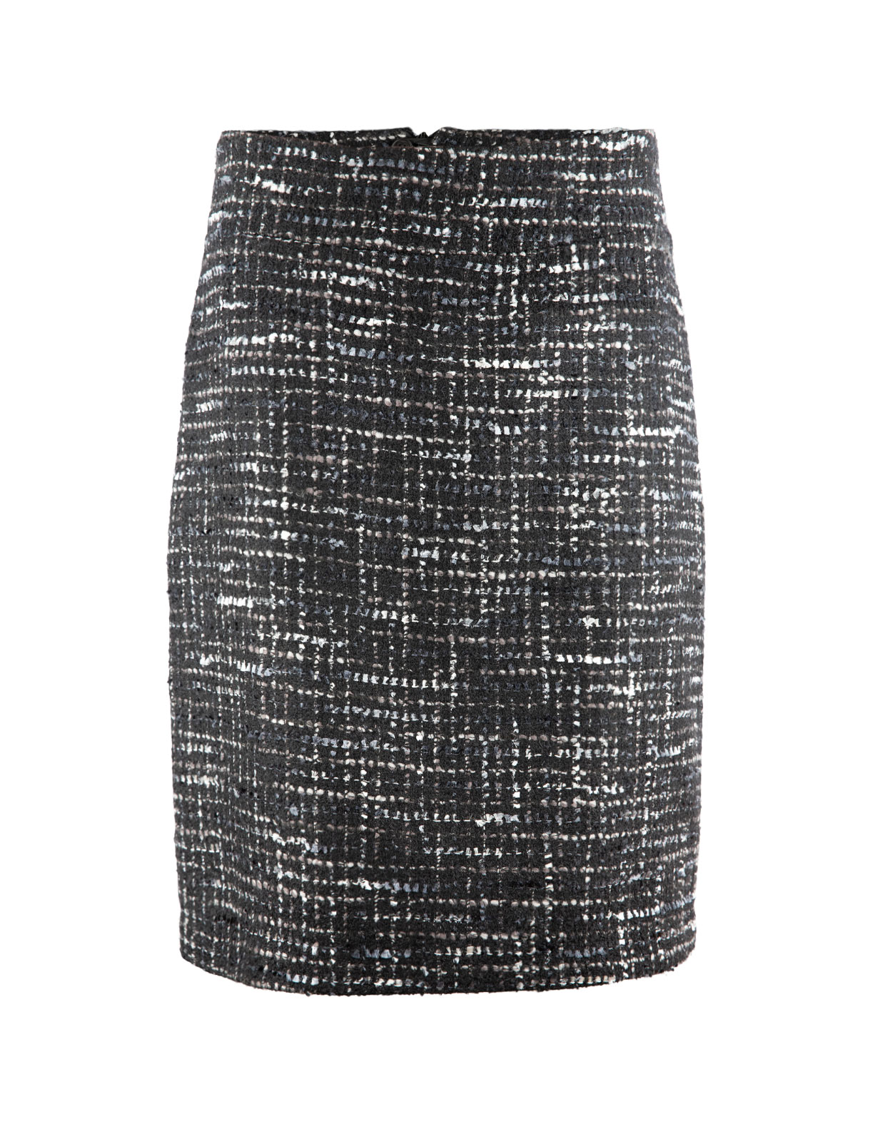 Boucle Skirt Svart/Vit