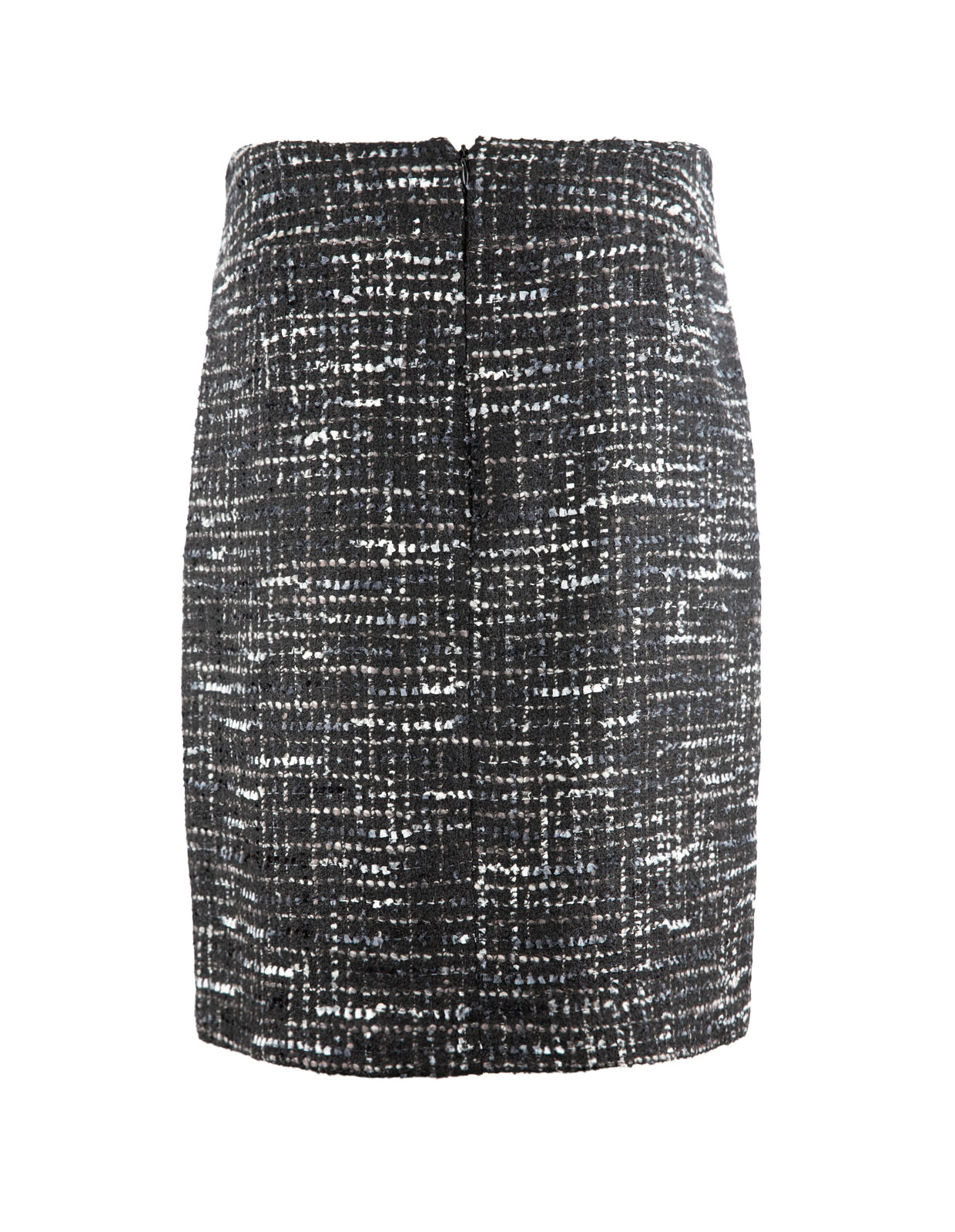 Boucle Skirt Svart/Vit