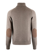 Full Zip Cardigan Merinoull Gråbeige 58