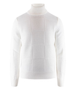 Polotröja Ull/Cashmere Vit