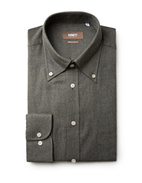 Regular Fit Skjorta Flanell Grön Stl 42
