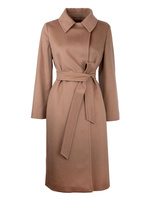 Collage Wool Coat Camel