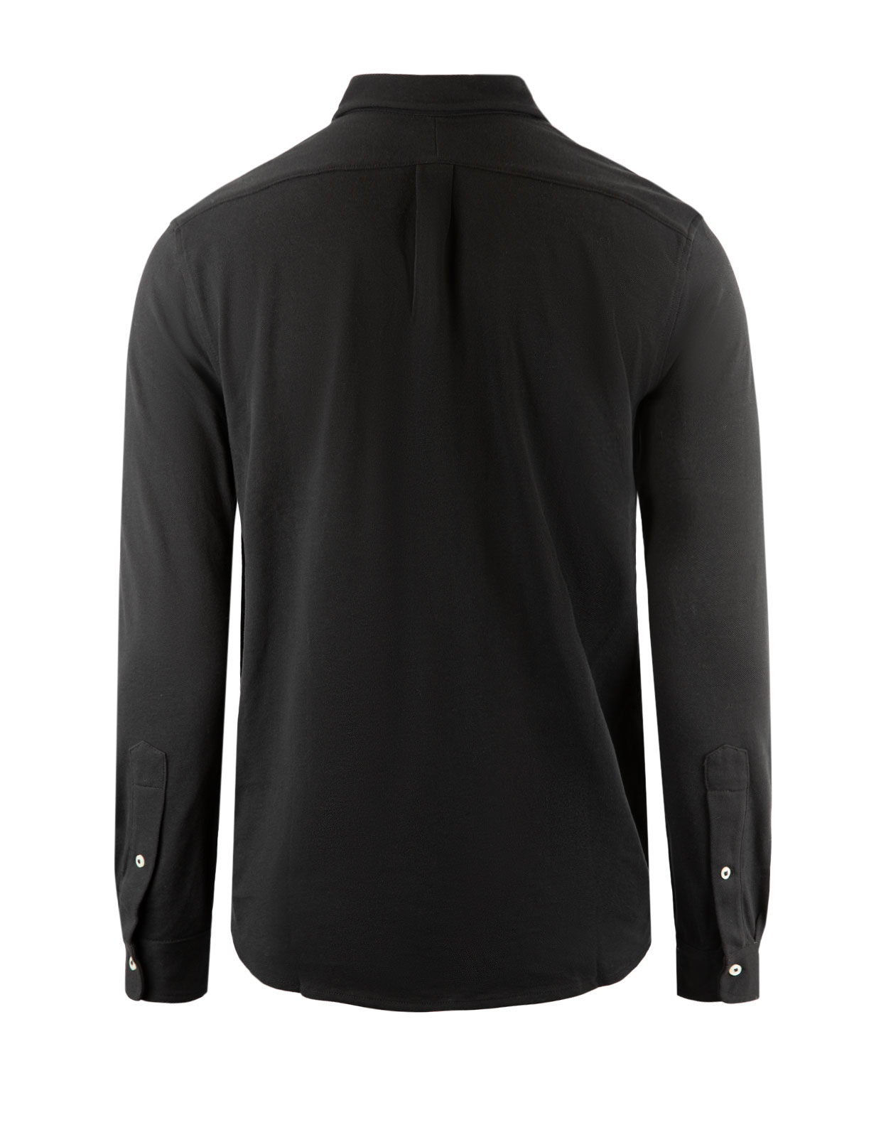 Featherweight Mesh Shirt Polo Black
