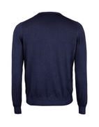 Rundhalsad Tröja Vintage Merino Navy 50
