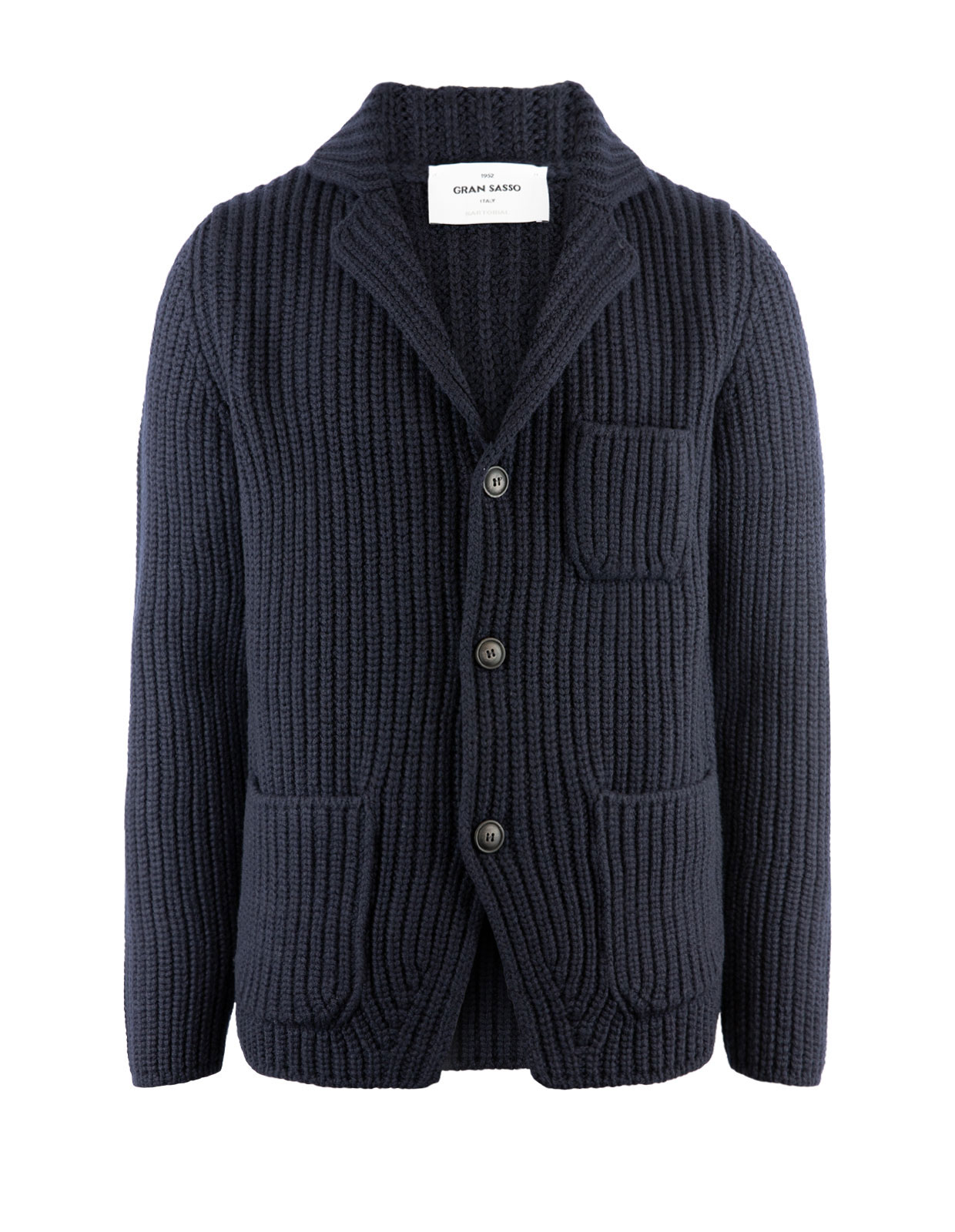 Cardigan Kavaj Ull Navy