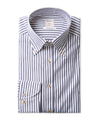 Slimline Extra long Sleeve Navy/White