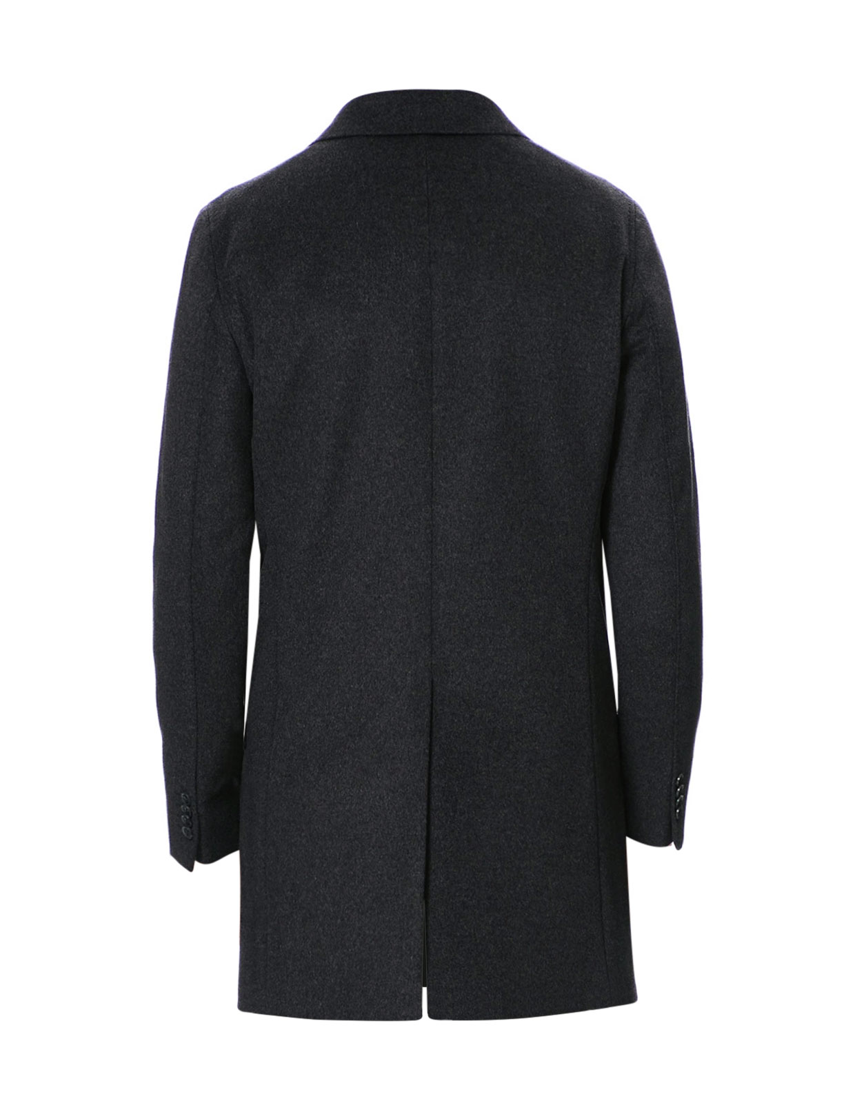 Storvik Coat Wool Cashmere Dark Grey Stl 48