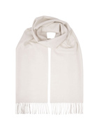 Cashmere Scarf Solid Offwhite