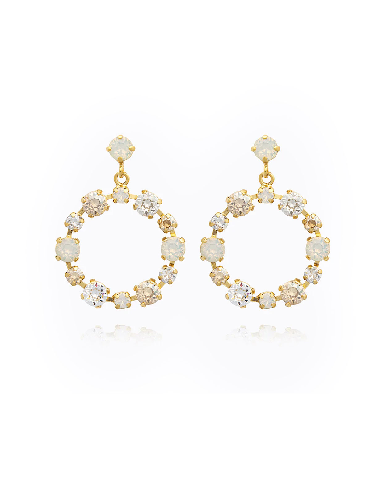 Calanthe Earring White Combo
