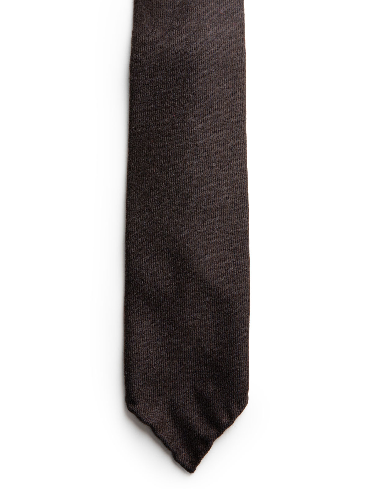 Untipped Cashmere Tie Chocolate