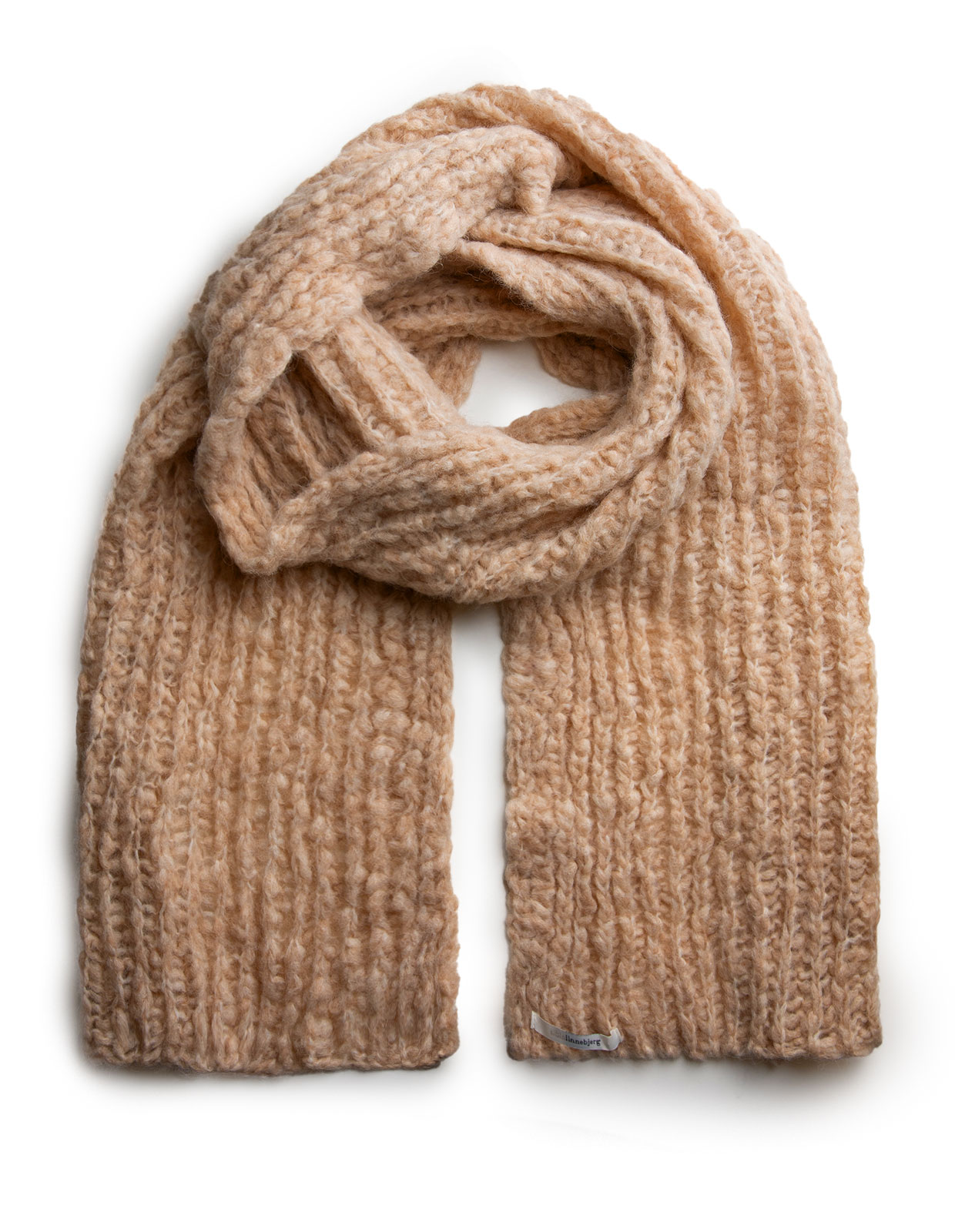 Abba Knitted Scarf Camel