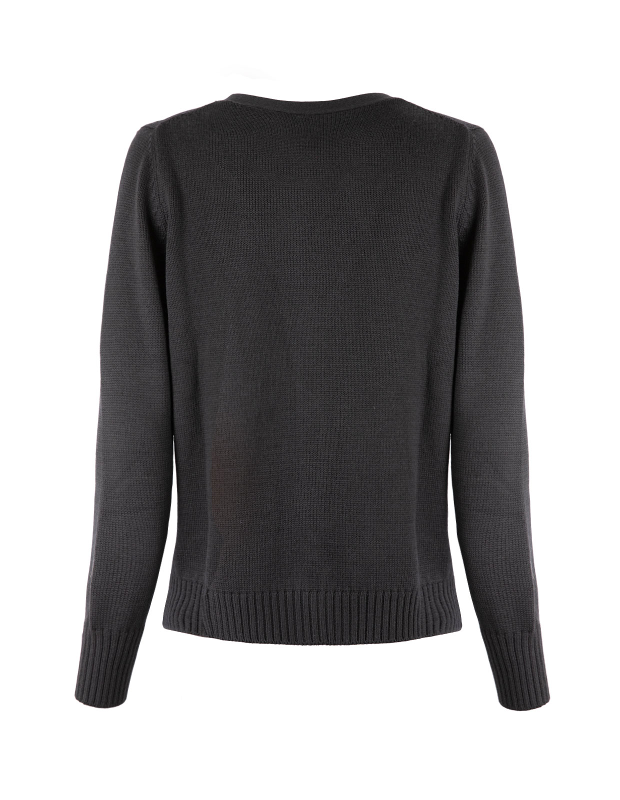 Merino Cardigan Merinoull Svart