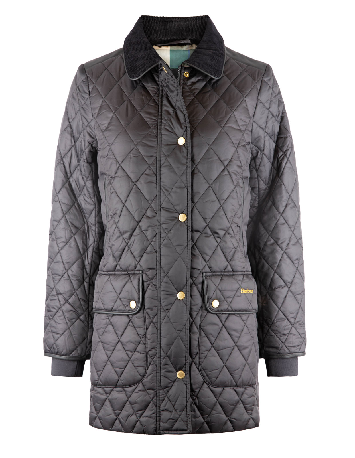 Kilmarie Quilted Jacket Black/Ancient