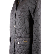 Kilmarie Quilted Jacket Black/Ancient Stl 8