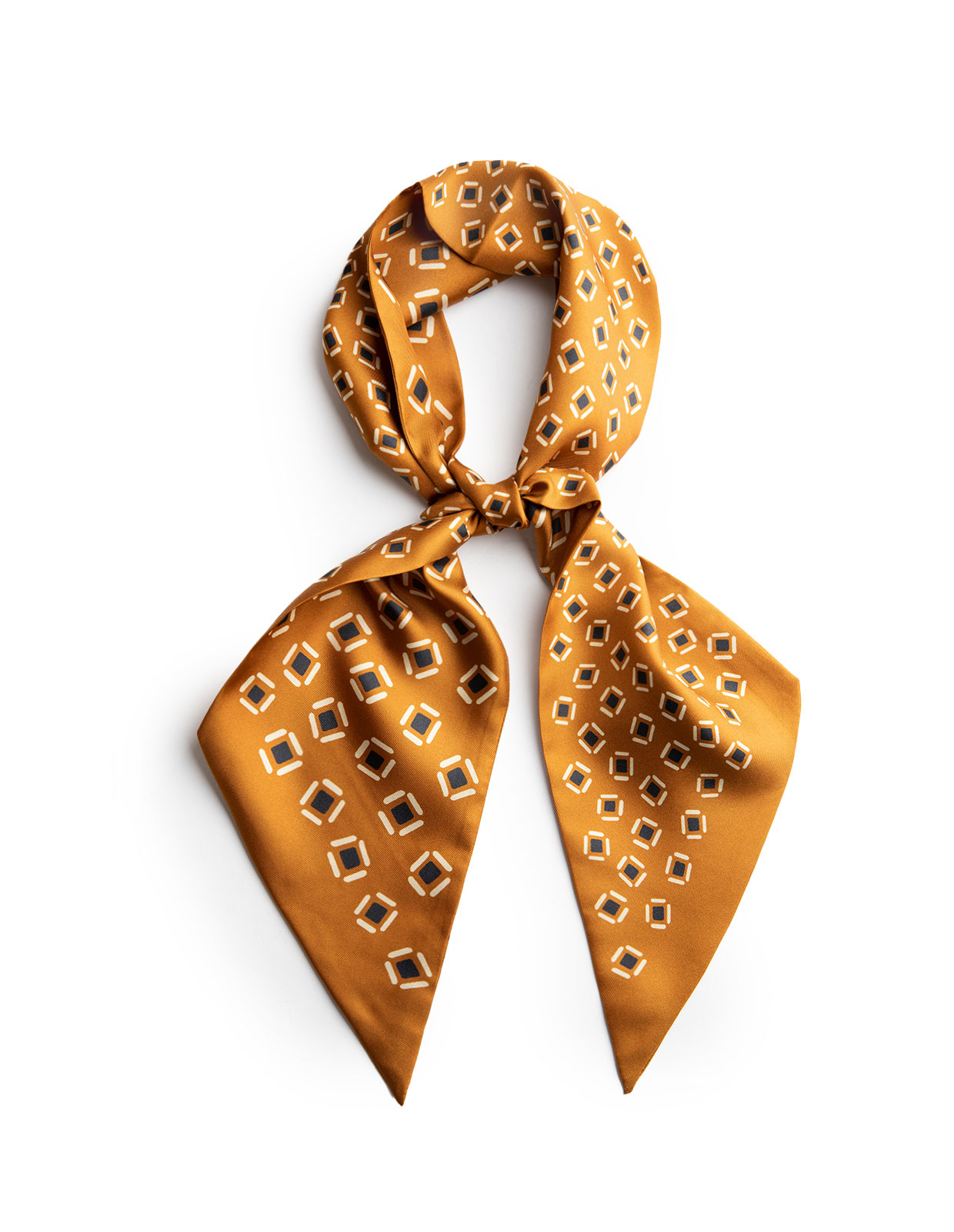 Silk Bandana Cinnamon Cube